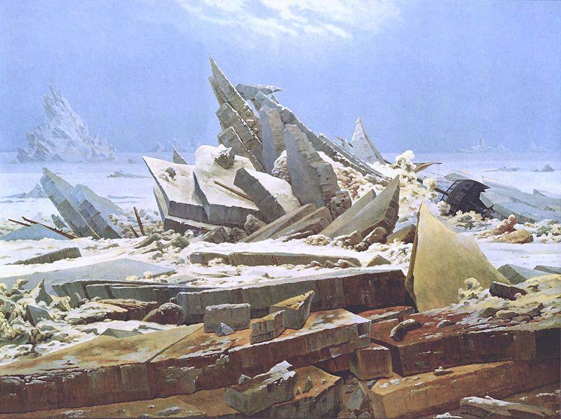 Caspar David Friedrich The Sea of Ice China oil painting art